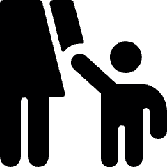 Family Child Hold Hand Icon from Ultimate Bold Set