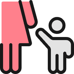 Family Child Hold Hand Icon from Ultimate Colors Set