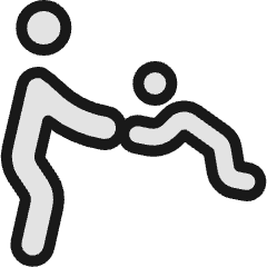 Family Child Play Icon from Ultimate Colors Set