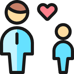Family Father Icon from Ultimate Colors Set