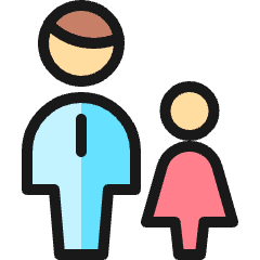 Family Grandfather Icon from Ultimate Colors Set
