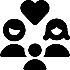 Family Heart Icon from Ultimate Bold Set