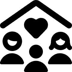 Family Home 1 Icon from Ultimate Bold Set