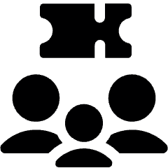 Family Ticket Icon from Ultimate Bold Set