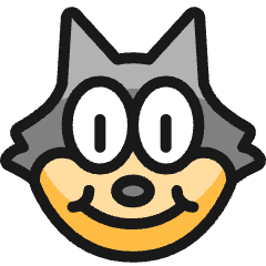 Famous Character Cat Icon from Ultimate Colors Set