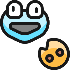 Famous Character Cookiemonster 1 Icon from Ultimate Colors Set