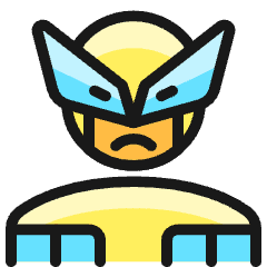 Famous Character Power Ranger 2 Icon from Ultimate Colors Set