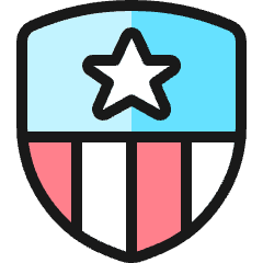 Famous Character Star Badge Icon from Ultimate Colors Set