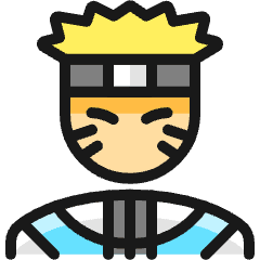 Famous Character Uzumaki Naruto Icon from Ultimate Colors Set