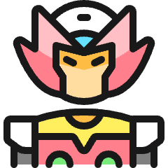 Famous Character Vegeta Icon from Ultimate Colors Set