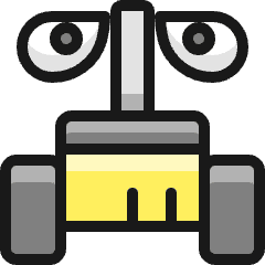 Famous Character Wall E Icon from Ultimate Colors Set