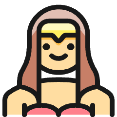 Famous Character Wonder Woman Icon from Ultimate Colors Set