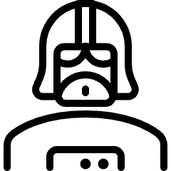 Famous Character Darth Vader Icon from Ultimate Light Set