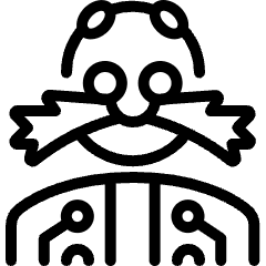 Famous Character Doctor Eggman Icon from Ultimate Light Set