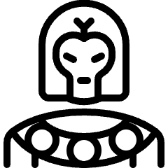 Famous Character Magneto Icon from Ultimate Light Set