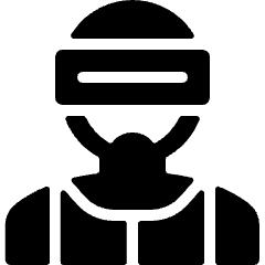 Famous Character Robocop Icon from Ultimate Bold Set