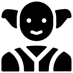 Famous Character Yoda Icon from Ultimate Bold Set