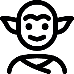 Famous Character Yoda Icon from Ultimate Regular Set