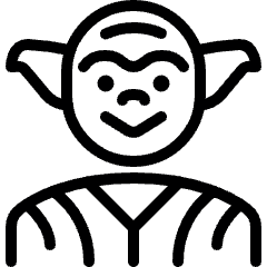 Famous Character Yoda Icon from Ultimate Light Set