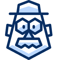 Mister Potato Icon from Cyber Duotone Set
