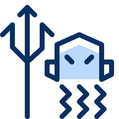 Poseidon Icon from Cyber Duotone Set