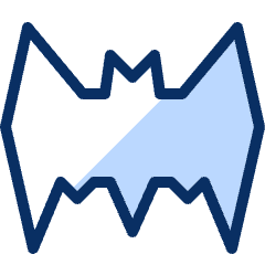 Sign Batman Icon from Cyber Duotone Set