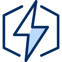Sign The Flash Icon from Cyber Duotone Set