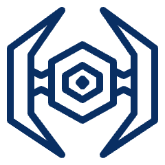Star Wars Tie Fighter Icon from Cyber Line Set