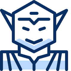 Star Wars Yoda Icon from Cyber Duotone Set