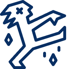 Zombie Icon from Cyber Line Set