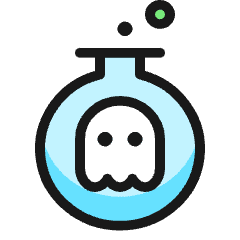 Video Game Bowl Ghost Icon from Ultimate Colors Set