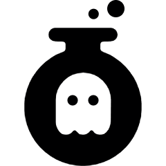 Video Game Bowl Ghost Icon from Ultimate Bold Set