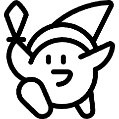 Video Game Kirby 1 Icon from Ultimate Light Set