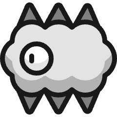 Video Game Kirby Enemy Kracko Icon from Ultimate Colors Set