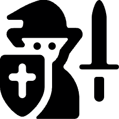 Video Game Knight Icon from Ultimate Bold Set