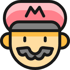 Video Game Mario 3 Icon from Ultimate Colors Set