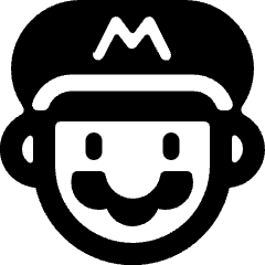 Video Game Mario 3 Icon from Ultimate Bold Set