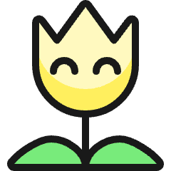 Video Game Mario Flower 1 Icon from Ultimate Colors Set