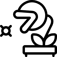 Video Game Mario Plant Maneater Icon from Ultimate Light Set