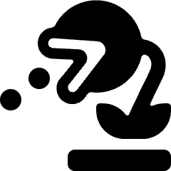 Video Game Mario Plant Maneater Icon from Ultimate Bold Set