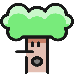 Video Game Mario Tree 1 Icon from Ultimate Colors Set