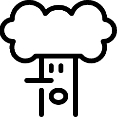 Video Game Mario Tree 1 Icon from Ultimate Light Set