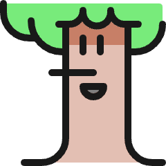 Video Game Mario Tree Icon from Ultimate Colors Set