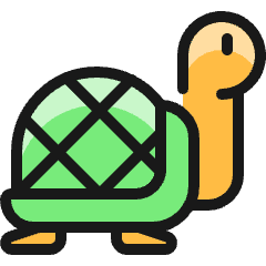 Video Game Mario Turtle Icon from Ultimate Colors Set