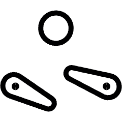 Video Game Pinball Icon from Ultimate Light Set