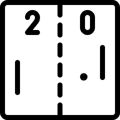 Video Game Ping Pong Icon from Ultimate Light Set