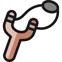 Video Game Sling Icon from Ultimate Colors Set