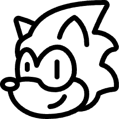Video Game Sonic Icon from Ultimate Light Set