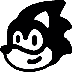 Video Game Sonic Icon from Ultimate Bold Set