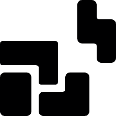 Video Game Tetris Icon from Ultimate Bold Set